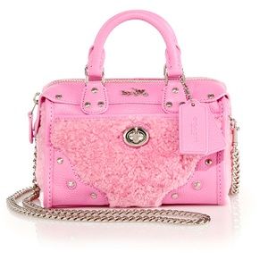 Coach Rhyder Shearling Crossbody bag